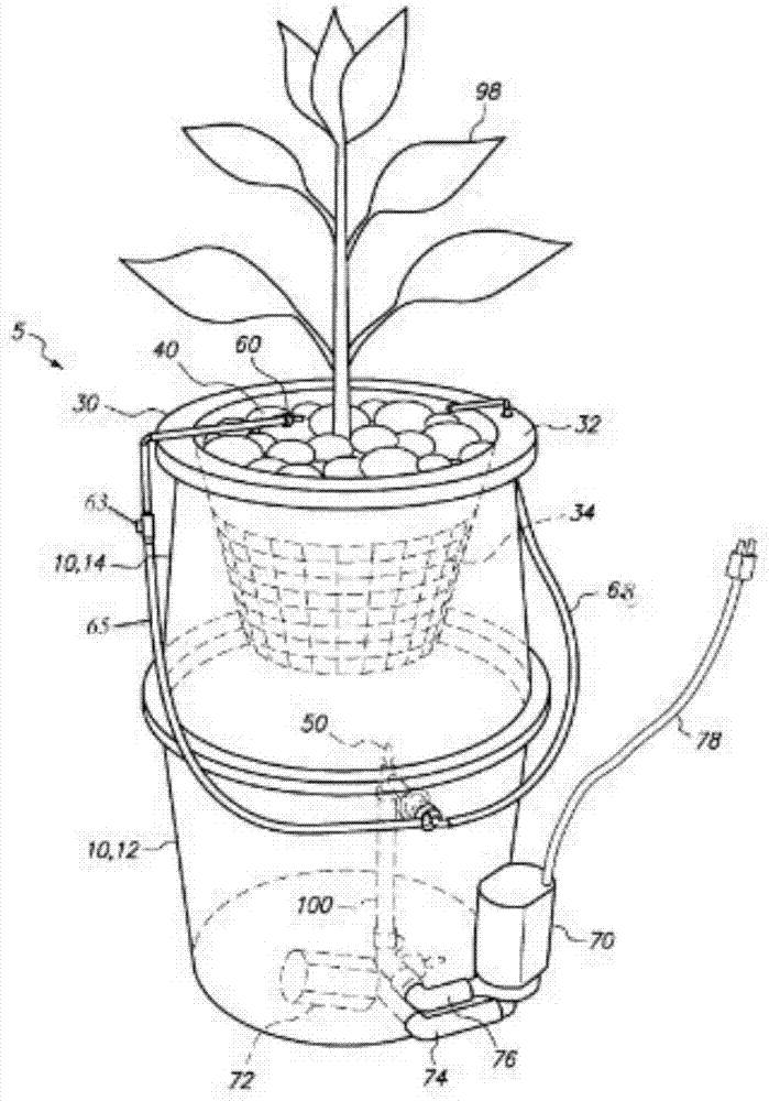 一种水耕植物容器的制作方法