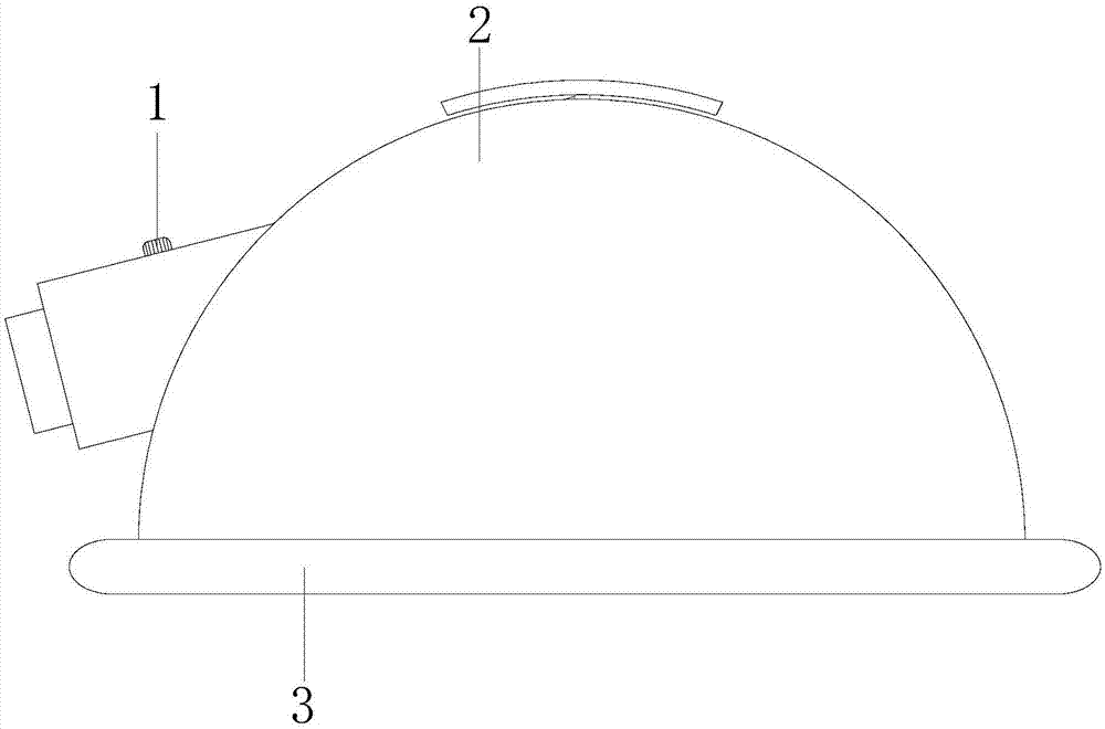 进野外山洞的具有LED照明灯的安全帽的制作方法