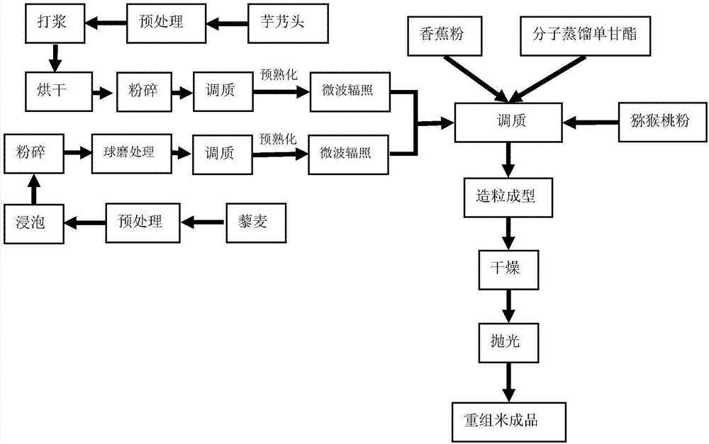 一种营养重组米及制备方法与流程