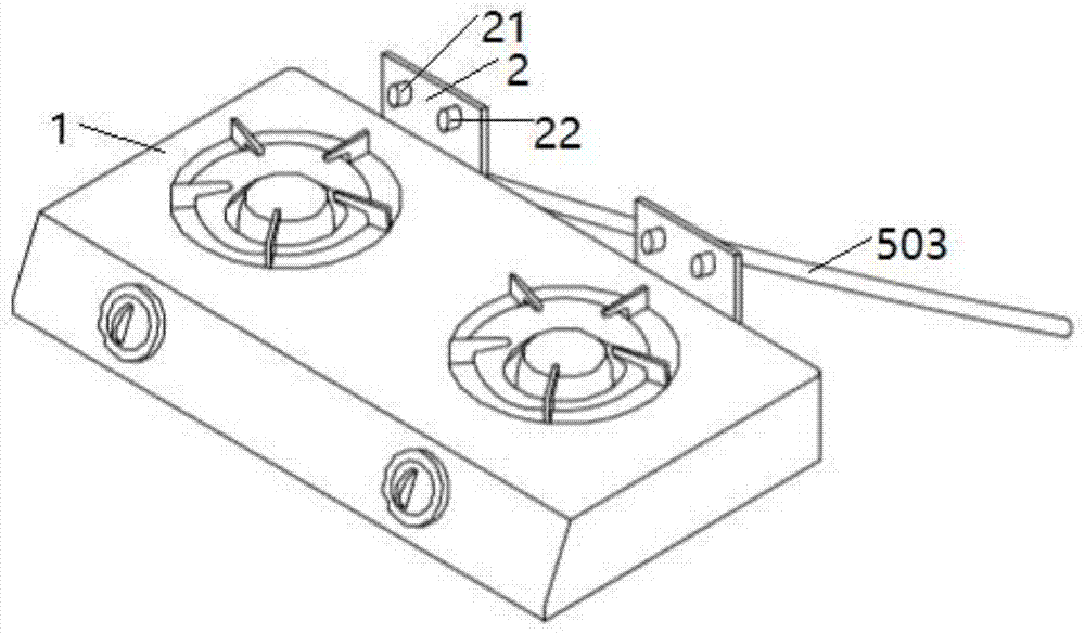 双头煤气灶装置及方法与流程
