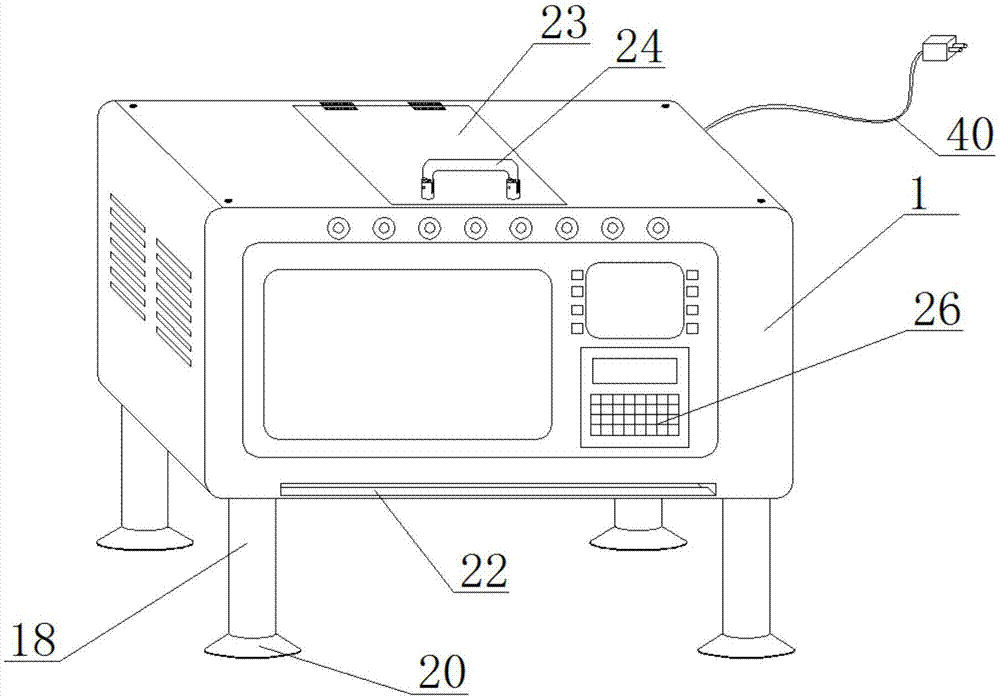 一种光纤激光灯图案喷漆装置的制作方法