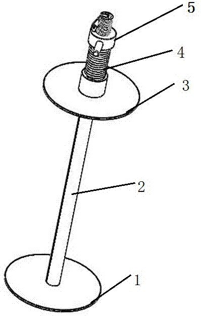 一种砂轮片烧制用压紧装置的压盘的制作方法