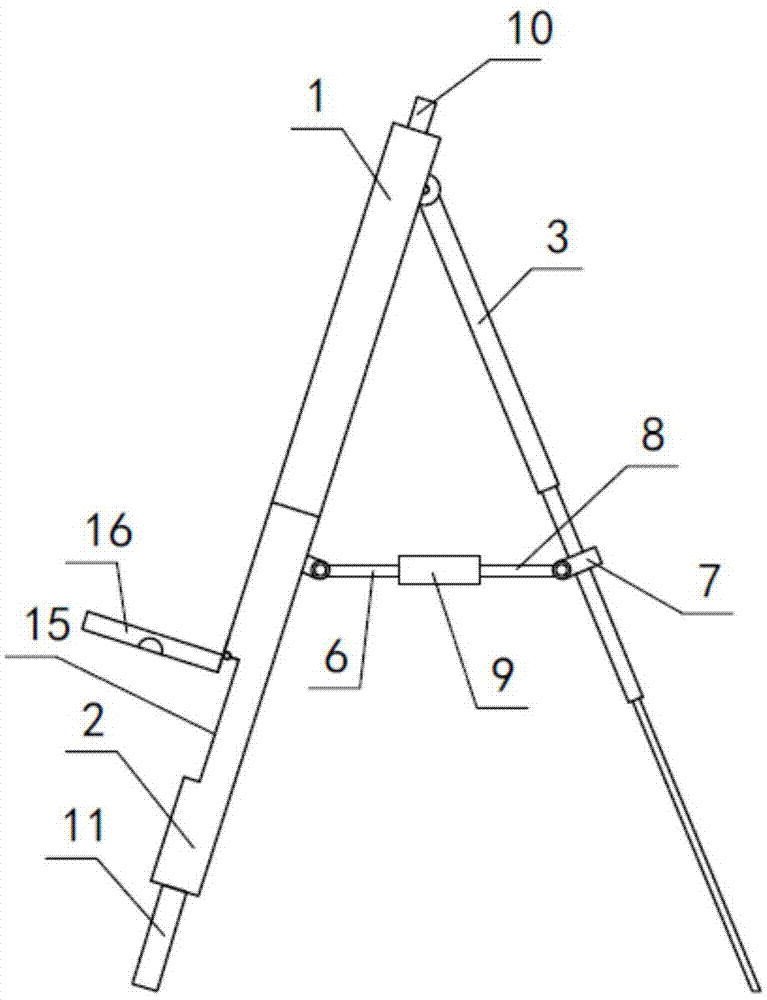 一种操作方便的画板的制作方法