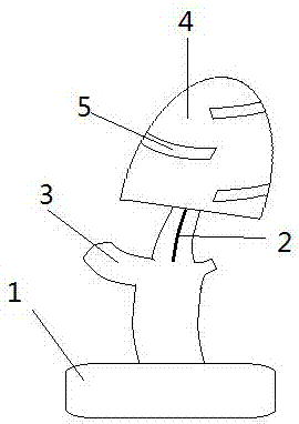 具有便签功能的造型台灯的制作方法