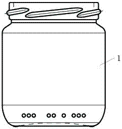 耐高温防裂食品玻璃瓶的制作方法