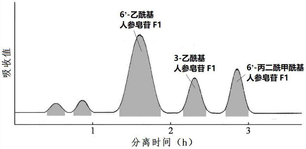 一种制备3-乙酰基人参皂苷F1的方法与流程