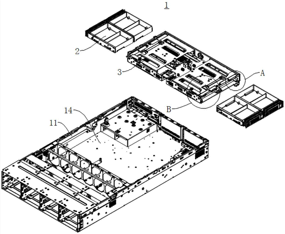 一种机箱组件和服务器的制作方法