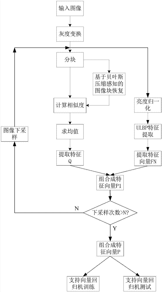 一种基于贝叶斯压缩感知的无参考图像质量客观评价方法与流程