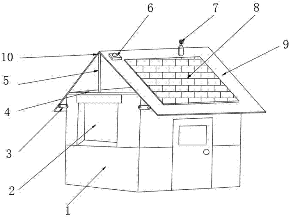 一种沙漠地区用太阳能房屋的制作方法