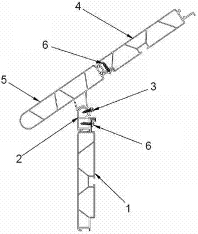 铝屋面板与铝墙板无角度调节的连接结构的制作方法
