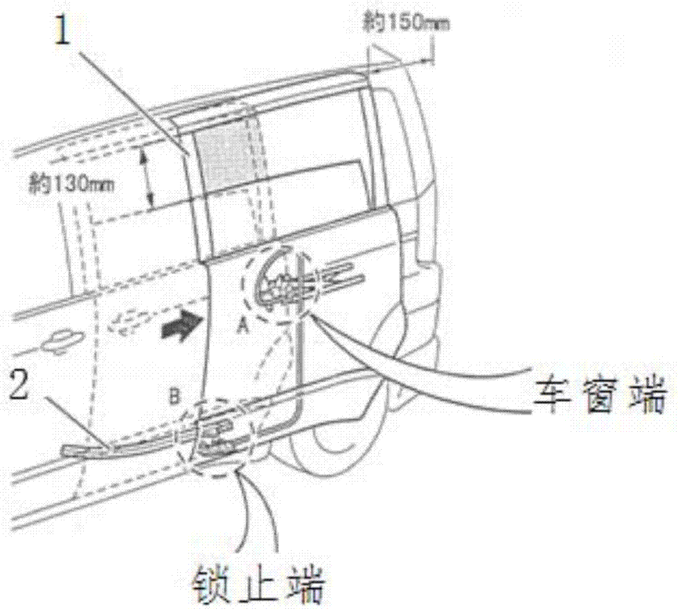 电动滑门车窗半开防夹机构的制作方法