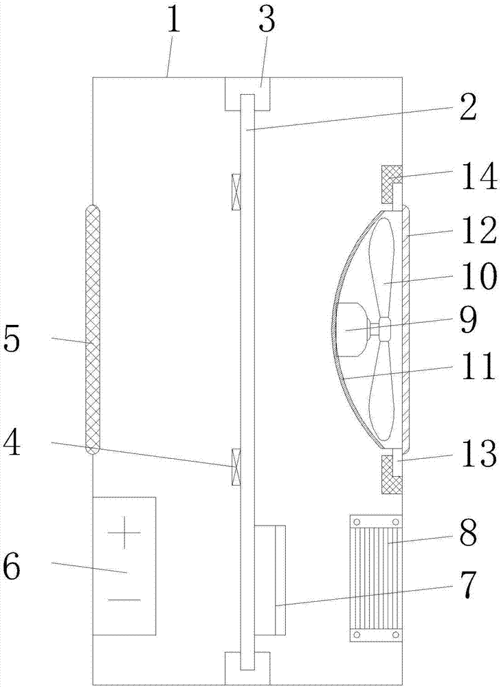 一种具有变频功能的计算机主机散热扇的制作方法