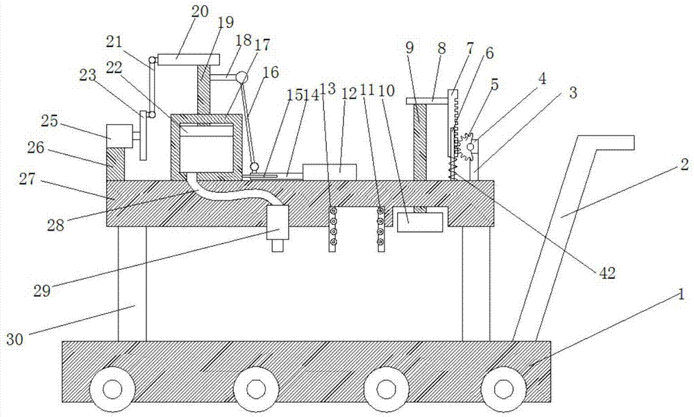 一种建筑自动砌墙机器人的制作方法