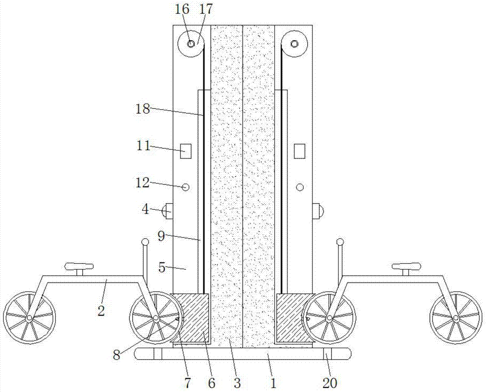 一种单车垂直停放装置的制作方法