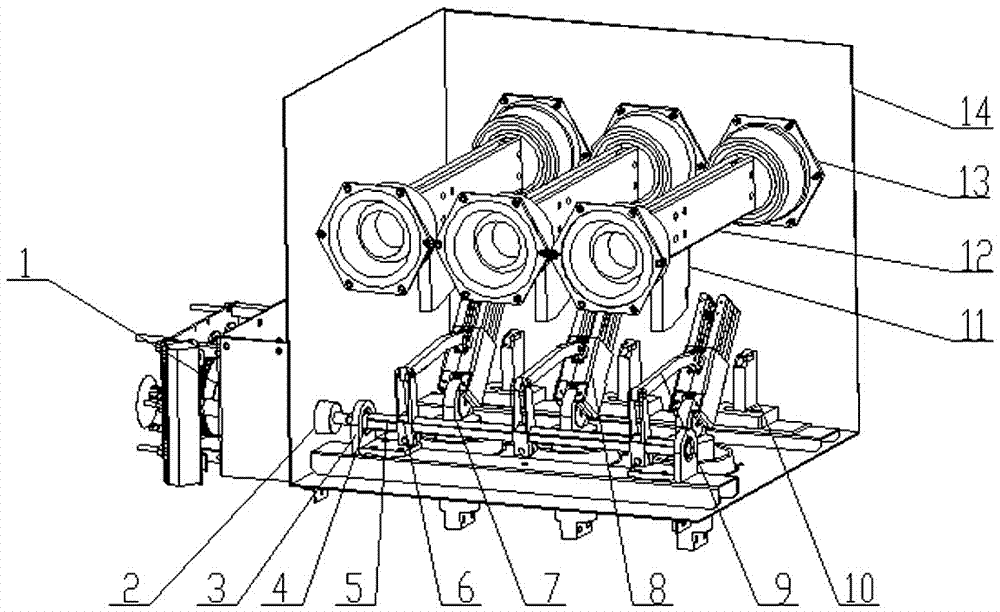 一种电气柜用三工位开关结构的制作方法