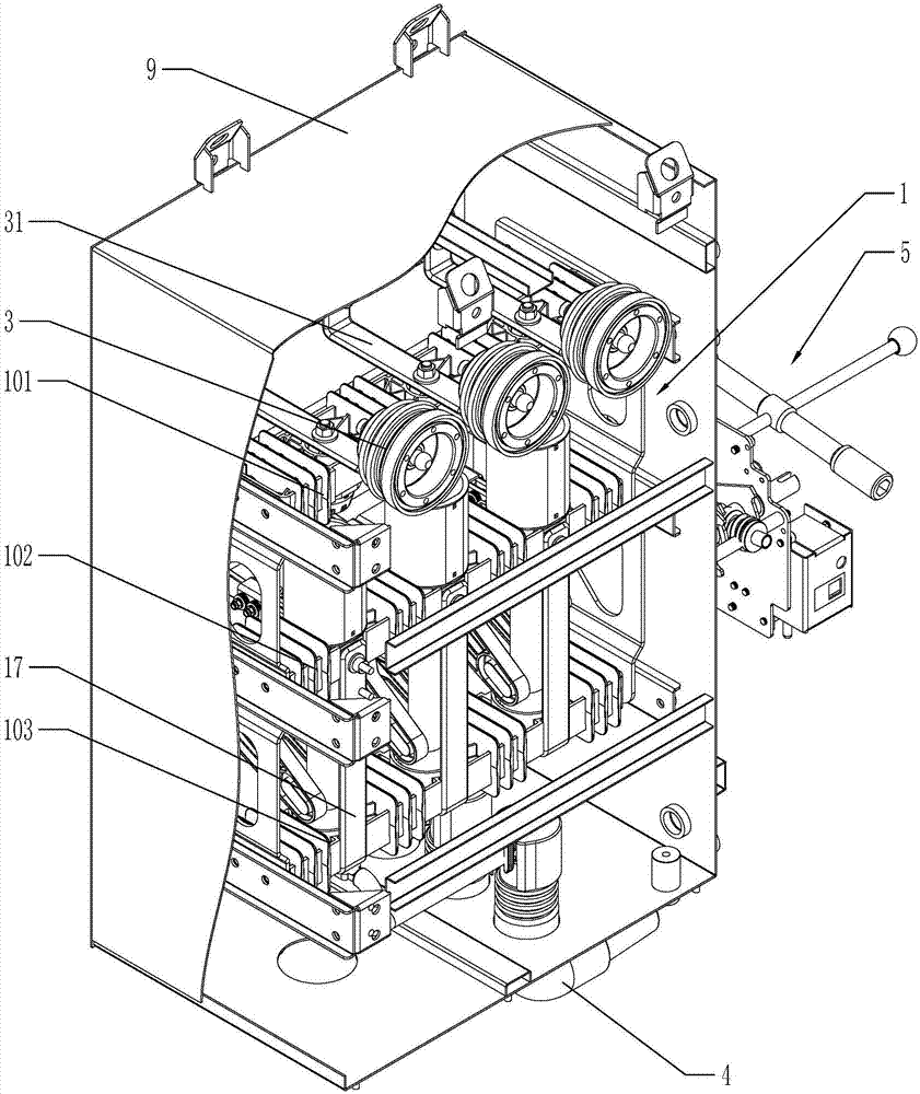 一种封闭气箱的负荷开关装置的制作方法