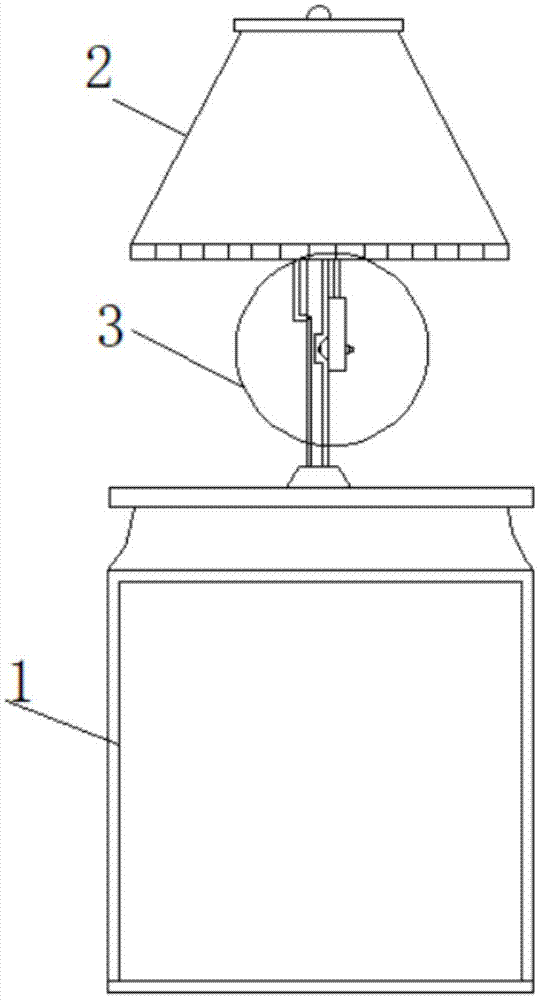 一种无阴影控制灯光的台灯的制作方法