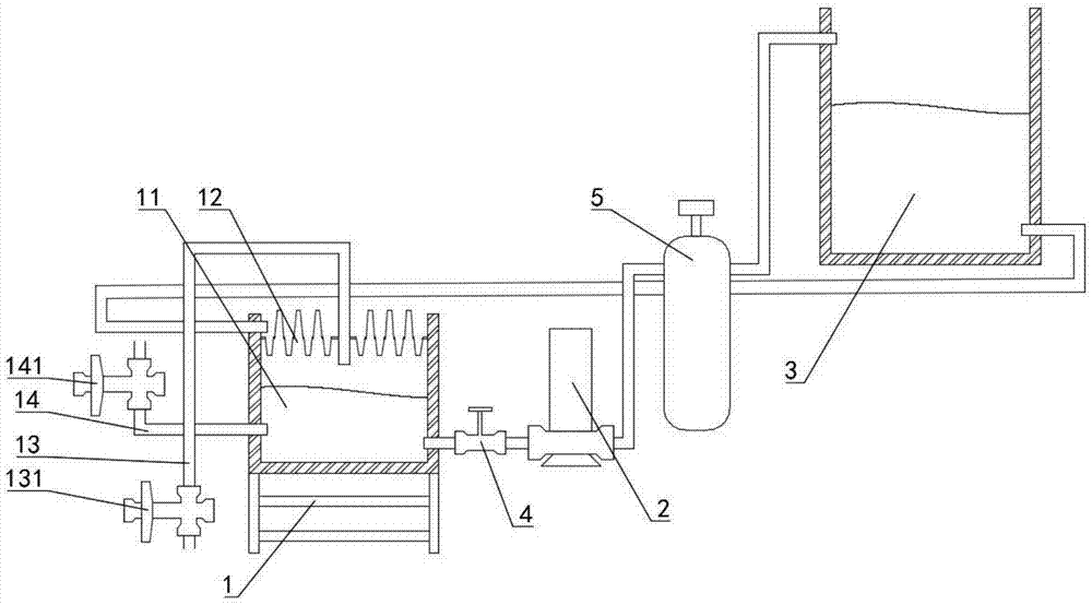 一种还原炉水套冷却水循环系统的制作方法