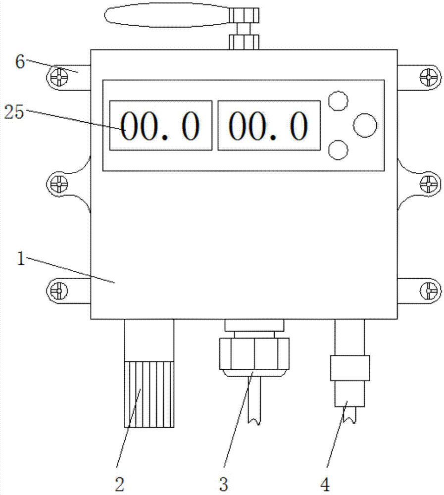 一种机械式防断电温湿度传感器的制作方法