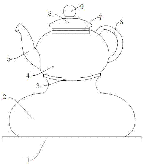 一种葫芦形蒸煮茶壶的制作方法