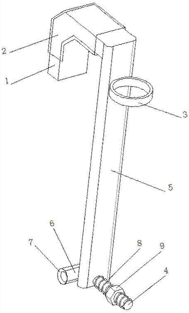 一种便携式洗发水放置架的制作方法