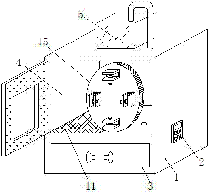 一种重复性血样饱和度探头用清洗消毒装置的制作方法