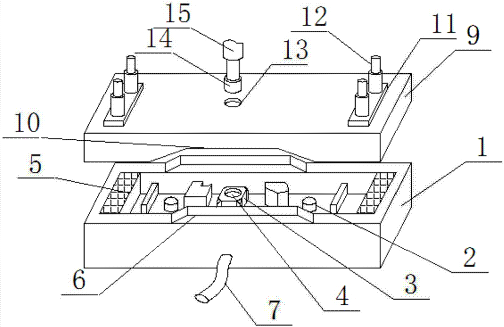 一种具有喇叭网眼特殊结构的汽车门板模具的制作方法