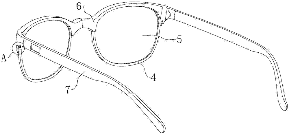一种金胶混合眼镜架及其夹口加工工艺的制作方法