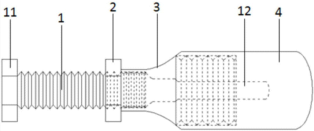 变压器高压桩头测试电极及变压器的制作方法