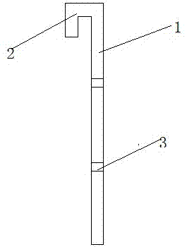 一种悬挂式电表支架的制作方法
