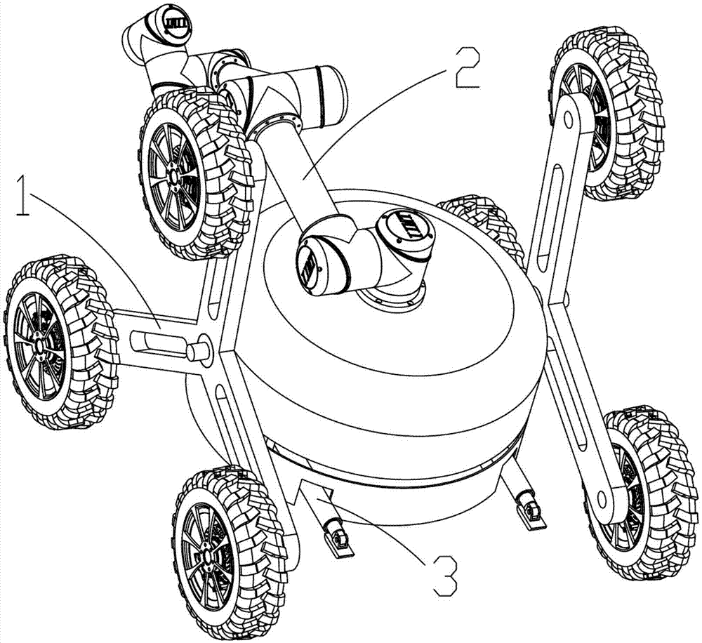 一种全地形救援救灾机器人的制作方法