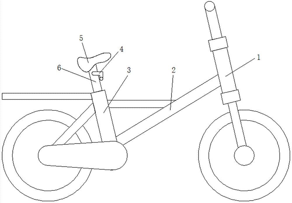 一种可变换高度的儿童自行车的制作方法