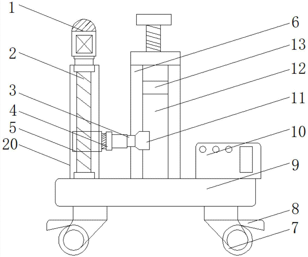 一种建筑用小型打桩机的制作方法