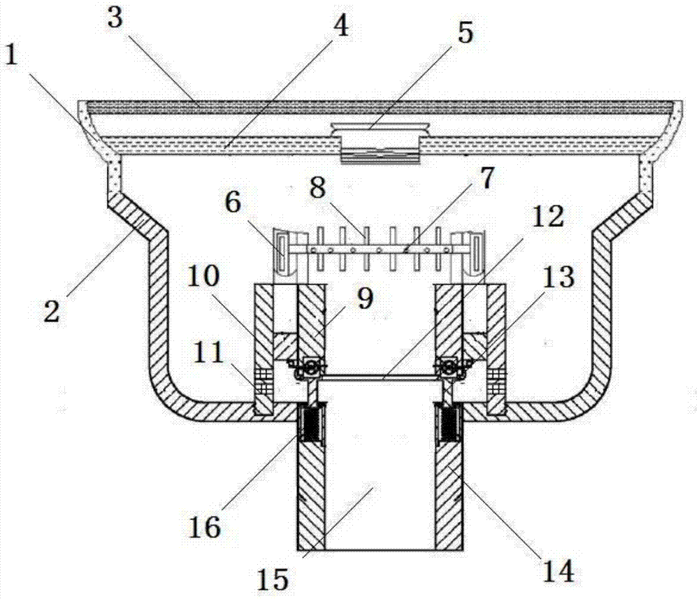 一种用于建筑施工的预埋拆装式防水地漏装置的制作方法