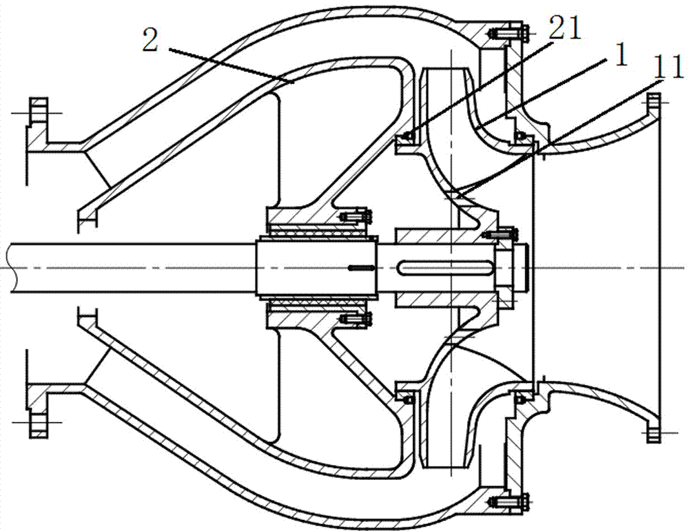 一种立式长轴泵轴向力平衡结构的制作方法
