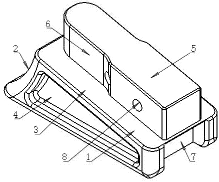 一种卡合型装配连接支撑垫的制作方法