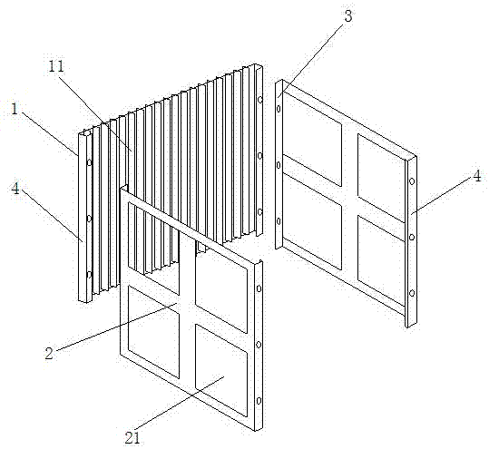 一种便于组装的分体式空调外机罩的制作方法