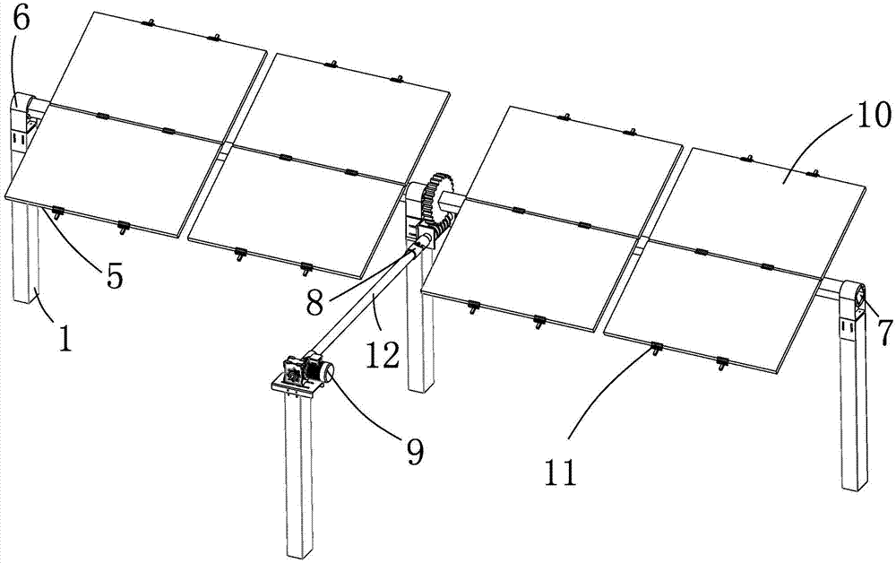 太阳能追踪系统传动装置的制作方法