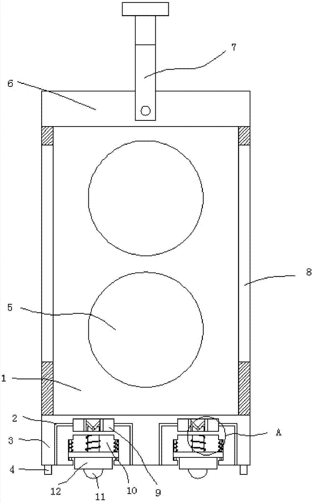 一种具有吸盘和减振结构的音响的制作方法