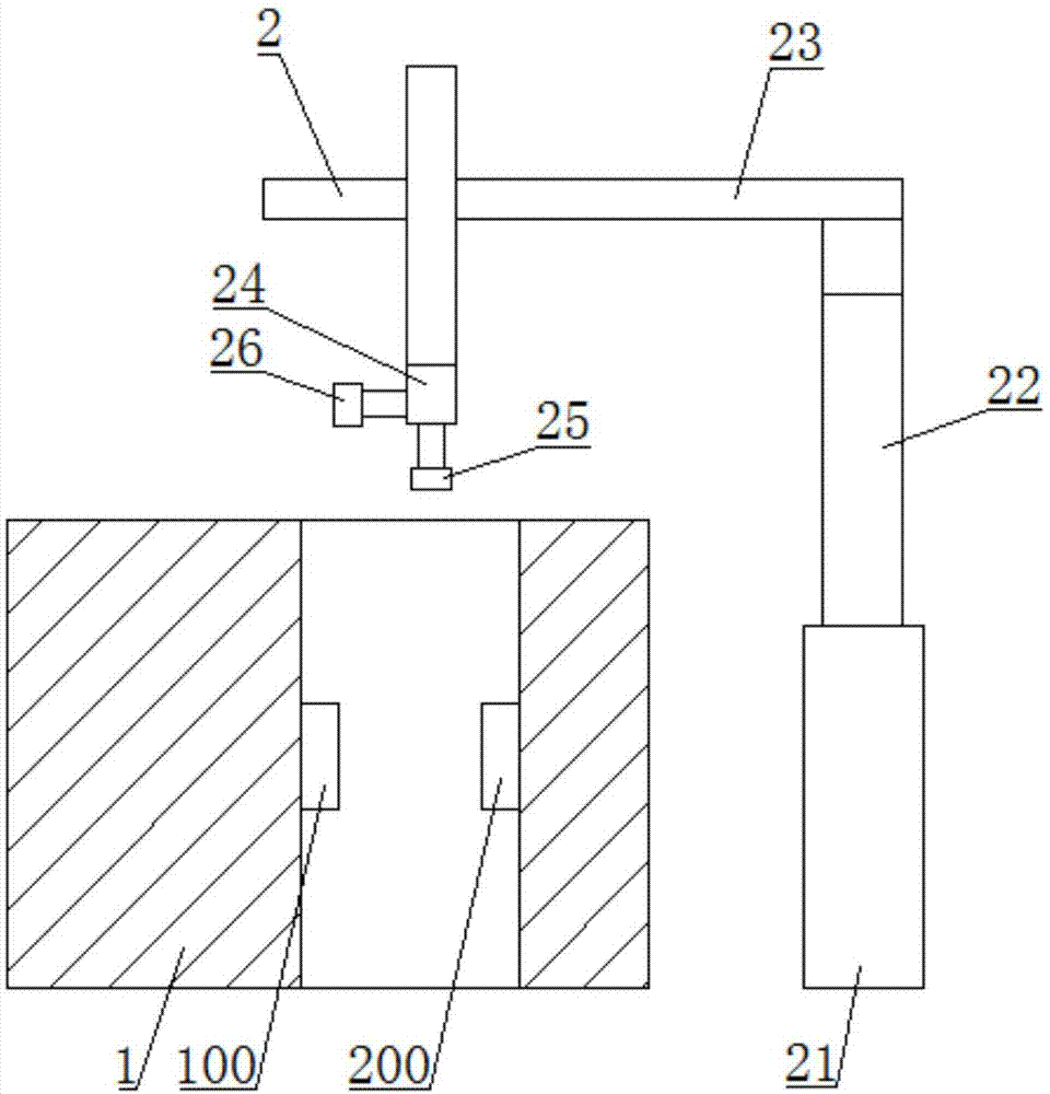 一种自动收集不良品的自动插针机的制作方法