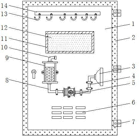 一种具有防潮功能的电气柜柜门的制作方法