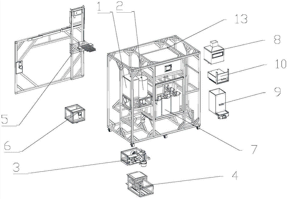 披萨制作系统和披萨自动加工机的制作方法