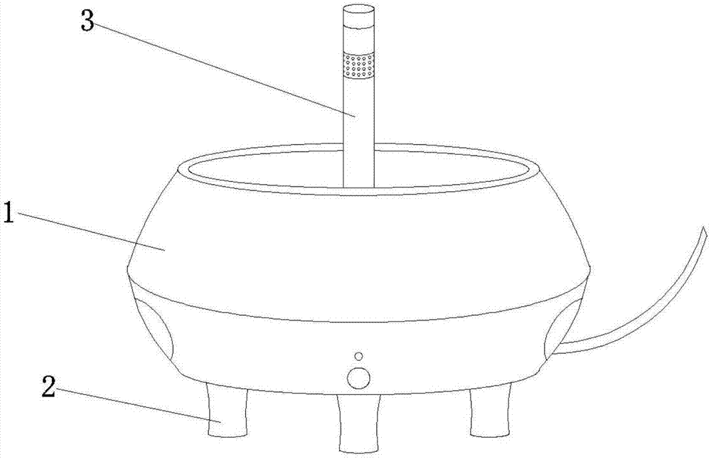 一种安全环保型焚香炉装置的制作方法