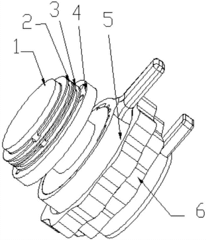 一种医用内窥镜双向棘轮操作装置的制作方法