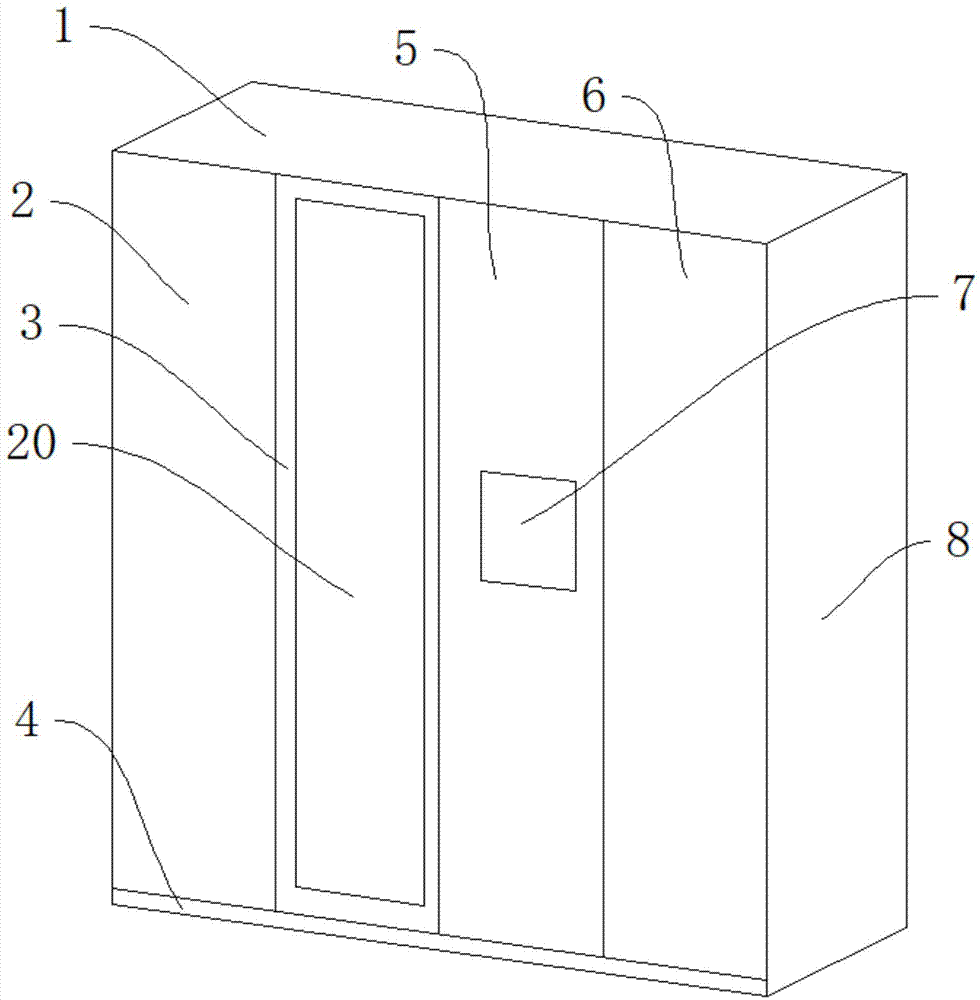 一种智能家用衣柜的制作方法