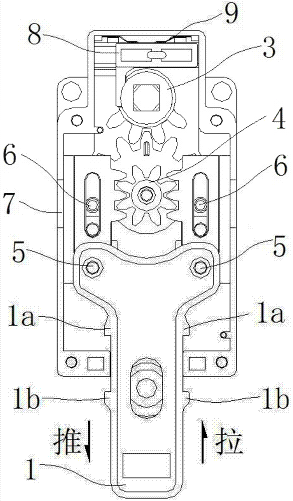 一种推拉离合器机构及具有其的推拉锁的制作方法