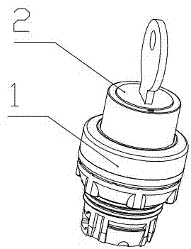 一种自由设置钥匙拔出位置的钥匙钮的制作方法
