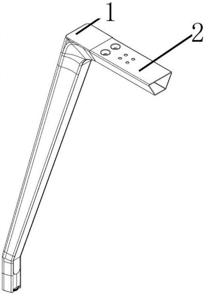 一种桌脚与侧杆的连接结构的制作方法