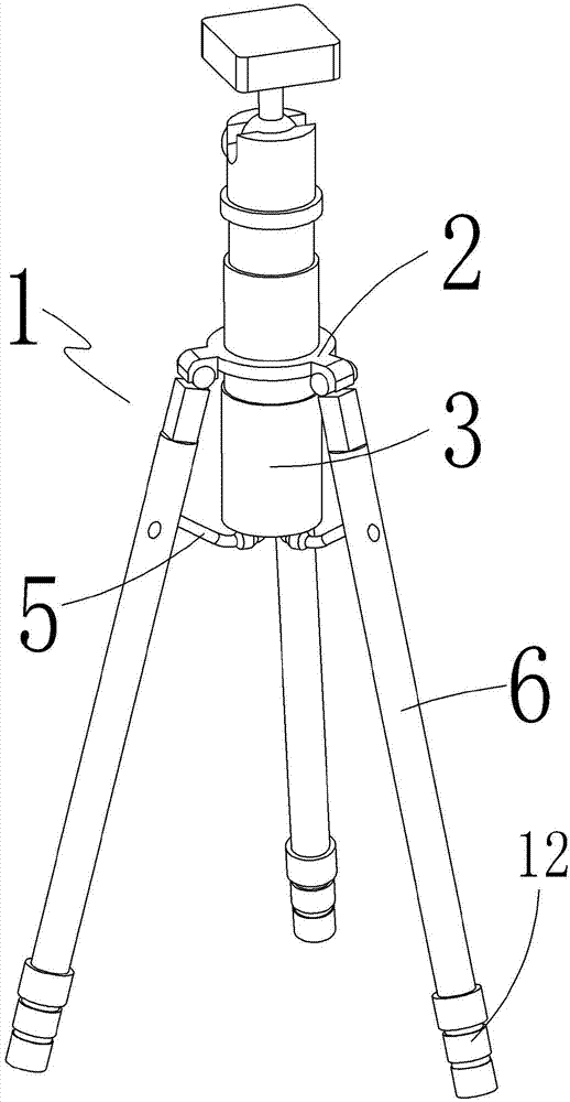 相机支架伸展结构的制作方法