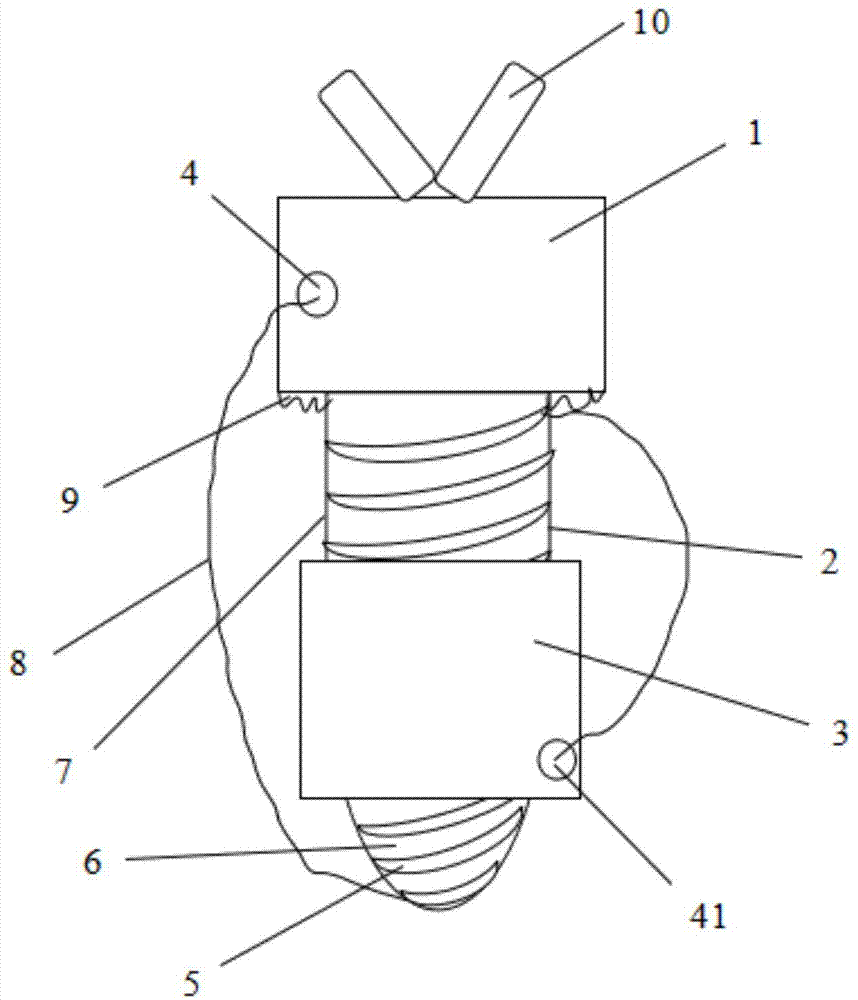 一种汽车零部件升降装置用的防松螺栓的制作方法